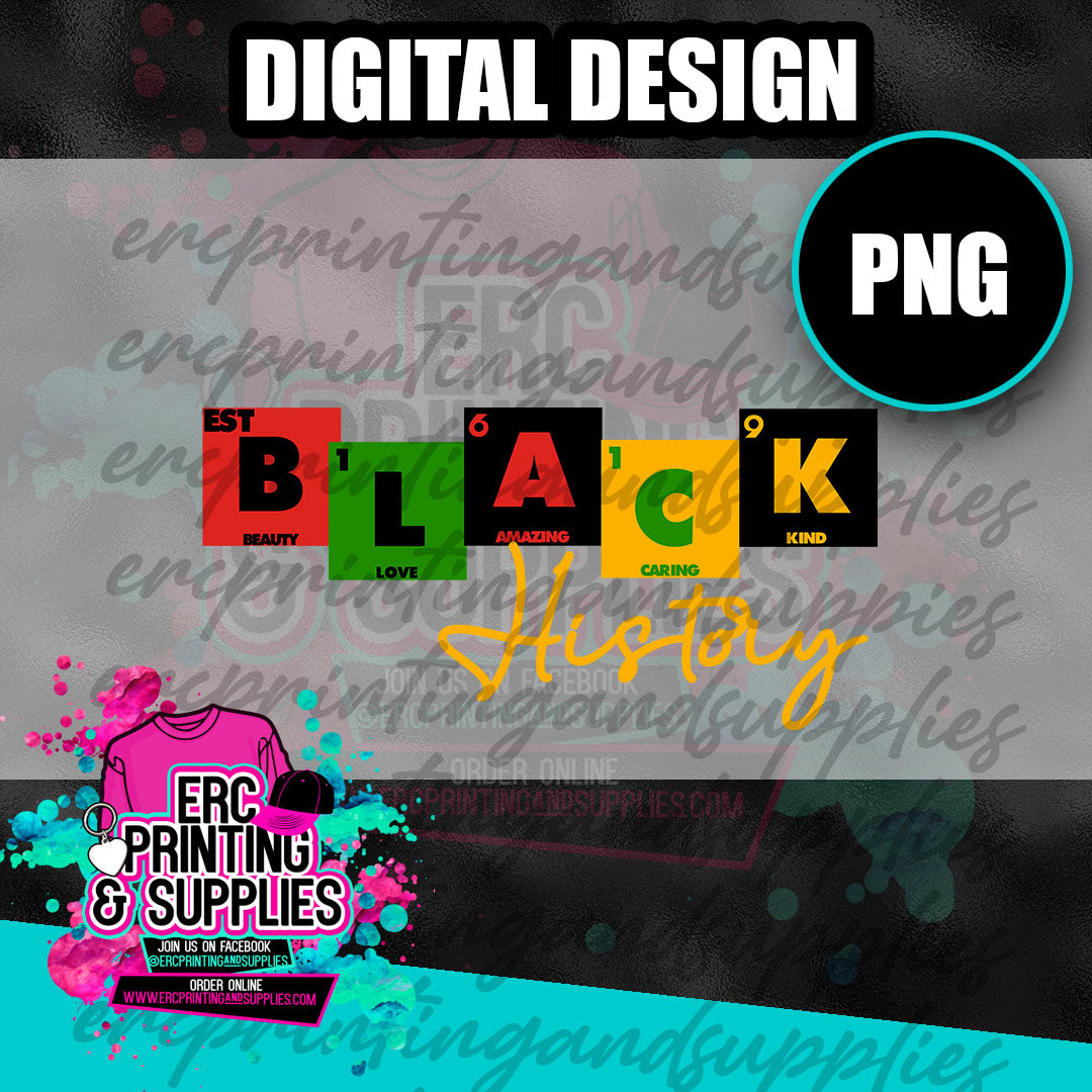 BLACK HISTORY PNG DESIGN