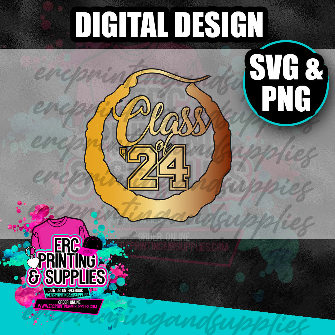 CLASS OF 24 PNG & SVG  DESIGN