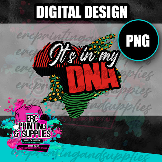 IT'S IN MY DNA PNG DESIGN