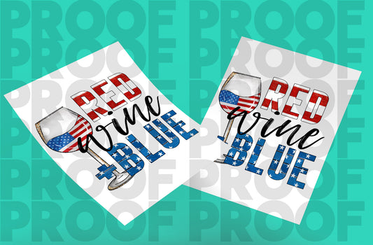 RED,WINE & BLUE SUBLIMATION TRANSFER